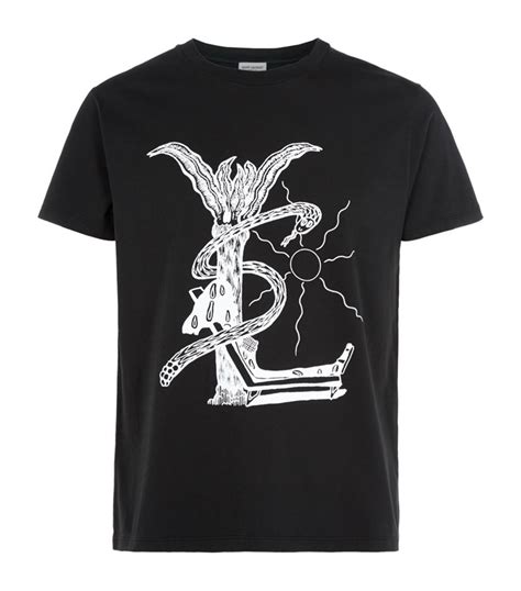 ysl shirt men's clothing free shipping|saint laurent t shirt men's.